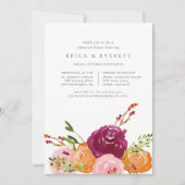 Harvest Bouquet Probe Dinner Einladung (Vorderseite)