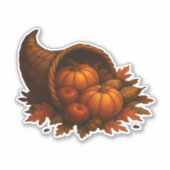 Harvest Cornucopia Glow Oversized T - Shirt.png Aufkleber (Vorderseite)