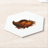 Harvest Cornucopia Glow Oversized T - Shirt.png Untersetzer (angewinkelt)