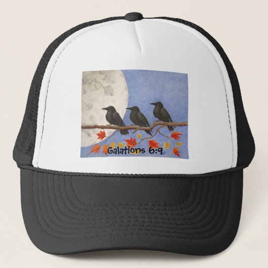 Harvest Crows Hat Truckerkappe (Vorderseite)