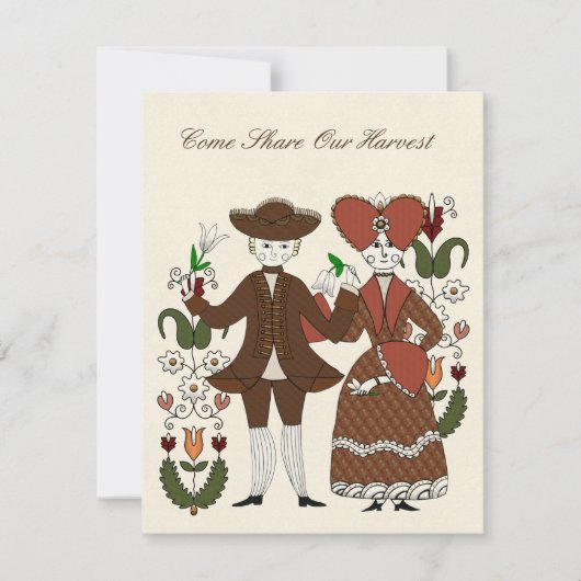Harvest Dance Einladung (Vorderseite)