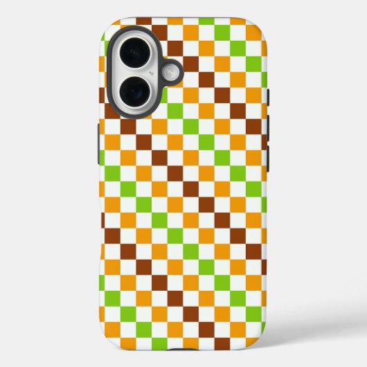 Harvest diagonal checkerboard pattern Case-Mate iPhone hülle (Rückseite)