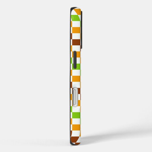 Harvest diagonal checkerboard pattern Case-Mate iPhone hülle (Rückseite / Rechts)