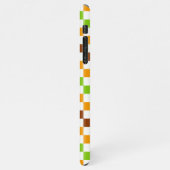 Harvest diagonal checkerboard pattern iPhone hülle (Linke Seite)