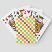 Harvest diagonal checkerboard pattern spielkarten (Rückseite)
