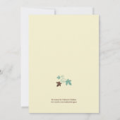 Harvest Fall Bridal Dusche Einladung (Rückseite)