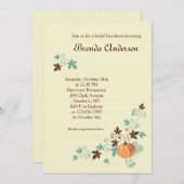 Harvest Fall Bridal Dusche Einladung (Vorne/Hinten)