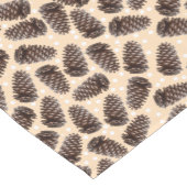 Harvest Fall Pine Cones Kurzer Tischläufer (Ecke)