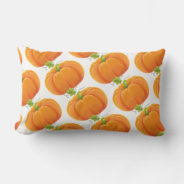 Harvest Fall Pumpkin Pillow Lendenkissen (Vorderseite)
