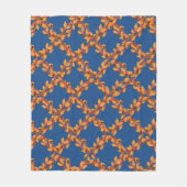 Harvest Fall Wreaths Muster Custom Fleece Blankon (Vorderseite)