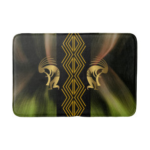 Harvest Fertilität Golden Kokopelli Badematte