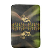 Harvest Fertilität Golden Kokopelli Badematte (Vorderseite Vertikal)