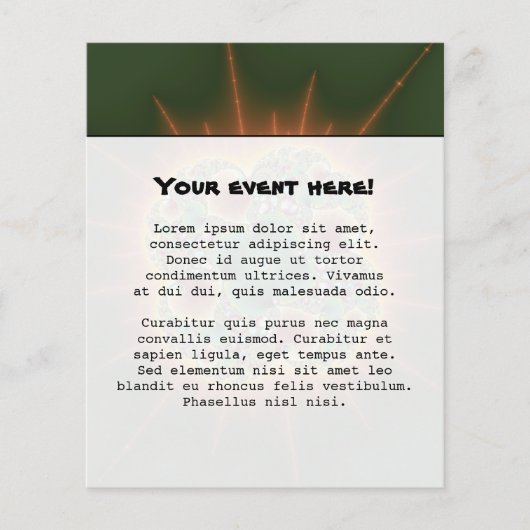 Harvest Festival - Abstrakte Kunst Flyer (Vorne)