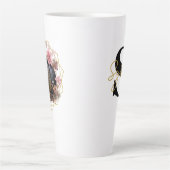 Harvest Floral Monogram Milchtasse (Vorderseite)