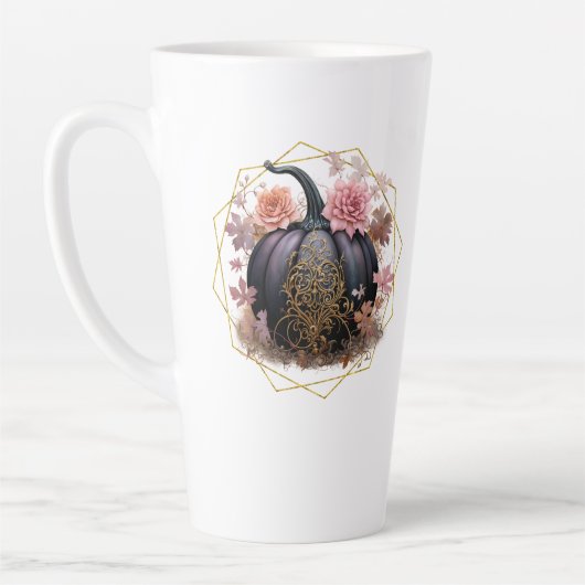 Harvest Floral Monogram Milchtasse (Links)
