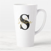 Harvest Floral Monogram Milchtasse (Rechts)