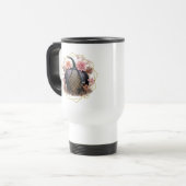 Harvest Floral Monogram Reisebecher (Vorderseite Links)