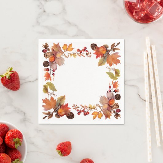 Harvest Glow: Ernte von Wreath Serviette (Beispiel)