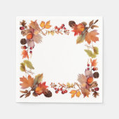Harvest Glow: Ernte von Wreath Serviette (Vorderseite)