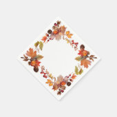 Harvest Glow: Ernte von Wreath Serviette (Ecke)
