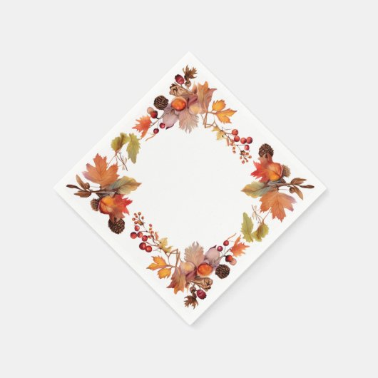 Harvest Glow: Ernte von Wreath Serviette (Ecke)