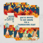 Harvest Gnomes Einladung (Vorne/Hinten)