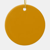 Harvest Gold Circle Keramik Ornament (Vorne)