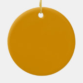 Harvest Gold Circle Keramik Ornament (Hinten)