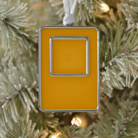 Harvest Gold Gerahmte Ornamente Rahmen-Ornament Silber (Baum)