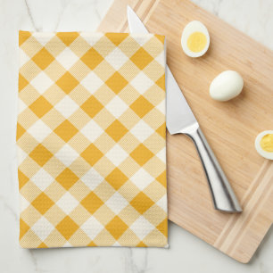 Harvest Gold Gingham Geschirrtuch