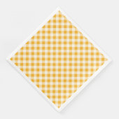 Harvest Gold Gingham Serviette (Ecke)