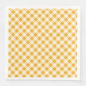 Harvest Gold Gingham Serviette (Vorderseite)