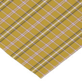 Harvest Gold Plaid Retro Color Table Runner Kurzer Tischläufer (Ecke)
