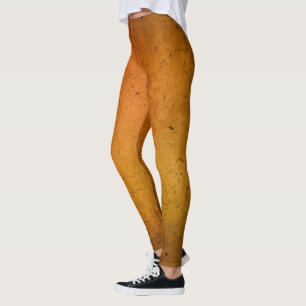 Harvest Gold Solid Schlichte Farbe Leggings