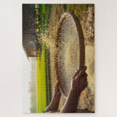 Harvest Grain, Rice Field Puzzle (Vertikal)