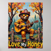 Harvest Harmony: Bärenleafarben Poster (Vorne)