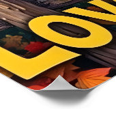 Harvest Harmony: Bärenleafarben Poster (Ecke)