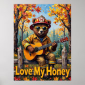 Harvest Harmony: Bärenleafarben Poster (Vorne)