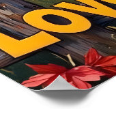 Harvest Harmony: Bärenleafarben Poster (Ecke)