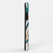 Harvest Harmony: Ein Weizenmuster auf einer weißen Case-Mate iPhone Hülle (Hinten/Rechts)