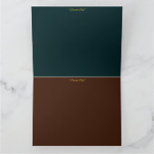 Harvest Harmony: Ein Weizenmuster auf einer weißen Karte (Innenseite)