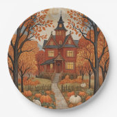 Harvest Haunt Pappteller (Vorderseite)