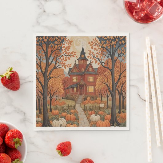 Harvest Haunt Serviette (Beispiel)