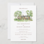 Harvest Inn Napa Valley Wedding Invitation Einladung (Vorderseite)