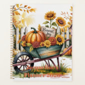 Harvest Joy Autumn Harvest. Whimsical Fall Harvest Planer (Vorderseite)