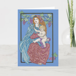Harvest Madonna Feiertagskarte
