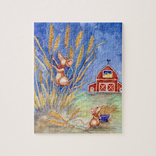 "Harvest Mice" 110-Piece Jigsaw Puzzle (Vertikal)