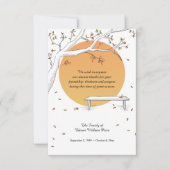 Harvest Moon Bereavement Danke Karte (Vorderseite)