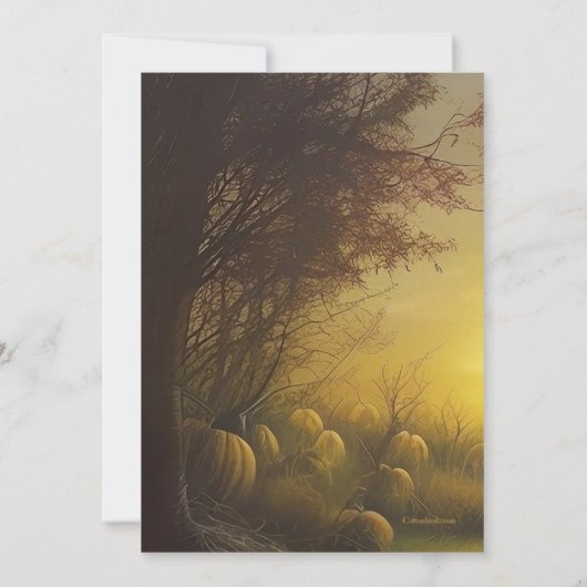 Harvest Moon Festival Einladung (Rückseite)