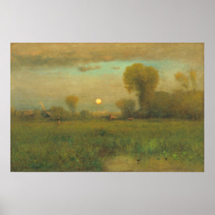 Harvest Moon - George Inness Fine Art Poster